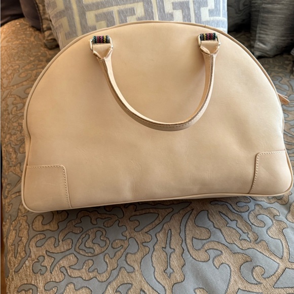 Consuela Cream Travel Bag with Colorful Accents - Picture 6 of 9